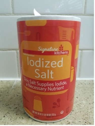 Iodized salt