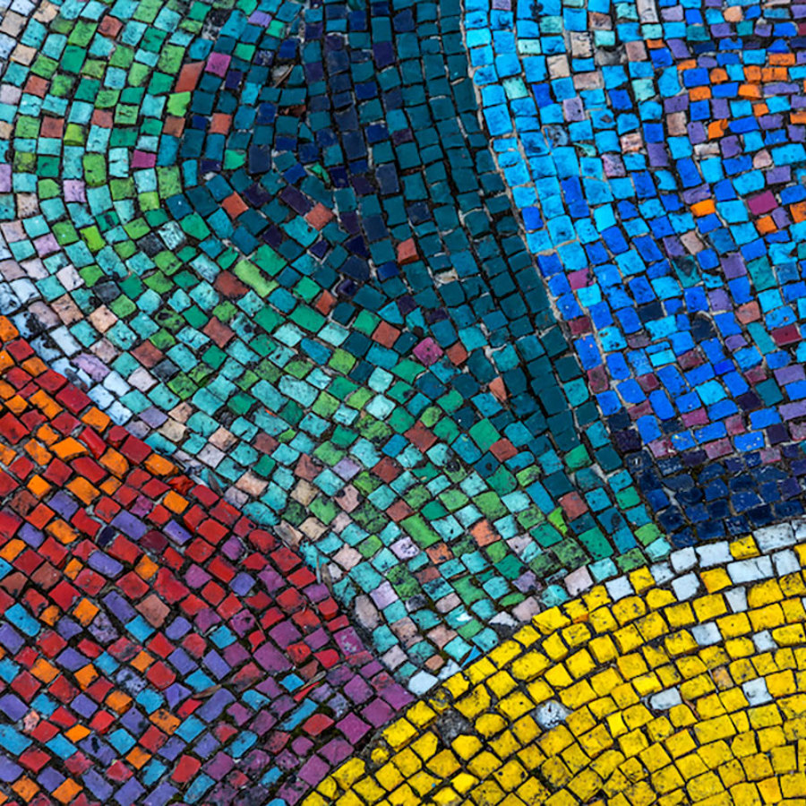 Mosaic tile art.