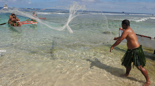 Nauruan fisherman