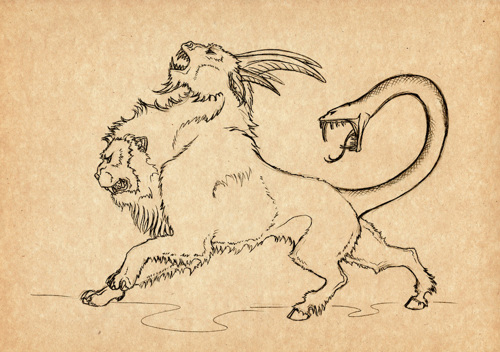 Mythical chimera.