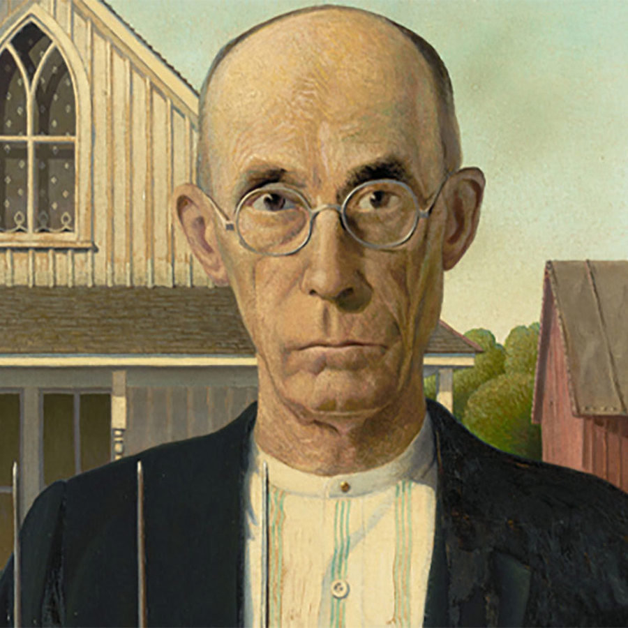 American gothic painting.